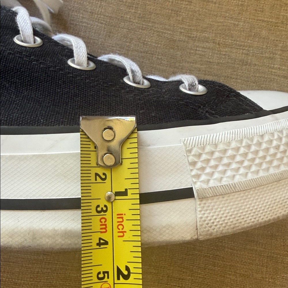 Converse Women's Black and White High-Top Sneakers - Picture 10 of 10